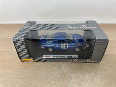 Maisto Dream Classics #35850 - Escala 1:18 1971 Azul Alpine Renault 1600S com Caixa - Imagem 1 de 4