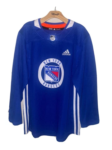 Adidas New York Rangers Authentic Practice Jersey Mens Size 46 Cover