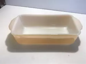 Vintage Fire King Peach Luster Bread Loaf Pan Loaf. Kitchen Baking Dish 1-Quart - Picture 1 of 6