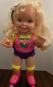 Vintage 1991 Tyco California Roller Baby  Rollerblade Skate Girl Retro Works - Picture 1 of 6