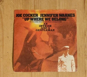 JOE COCKER  JENNIFER  WARNES UP WHERE WE BELONG 7" VINYL IN  EX CONDITION . - Picture 1 of 6