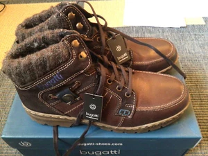 Bugatti Herren Schuhe Stiefelette Boots Leder braun EUR 44 neu NP 85 € - Bild 1 von 4