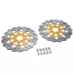 11.8"Floating Front Brake Rotor For Harley Touring Road Glide Softail left right - Picture 1 of 6