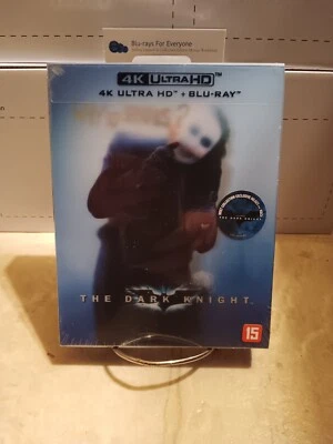 The Dark Knight 4K Lenticular SteelBook Blu-ray Weet Exclusive [2008] ShpNextDay - Image 1 of 4
