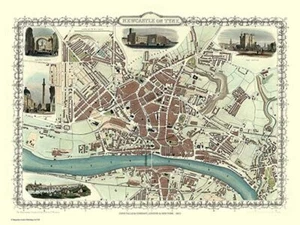 Newcastle 1851 Tallis 1000 Piece Jigsaw Puzzle (jg) - Picture 1 of 1