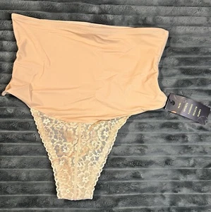 tummy control shapewear thong (XL)-NWT Beige Tan one piece - Picture 1 of 8
