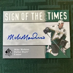 2000-01 SP Authentic Sign Of The Times Mike Modano - Picture 1 of 2