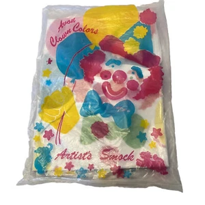 Vintage Clown Künstler Kittel versiegelt neu aus altem Lagerbestand Avon tolle Grafik - Bild 1 von 2