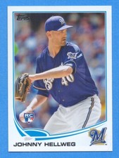2013 Topps Update #US19 Johnny Hellweg Brewers