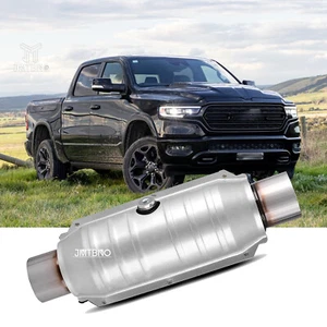 2.5" Inlet/Outlet Catalytic Converter Stainless Steel for Dodge Ram 1500 ST SLT - Picture 1 of 13