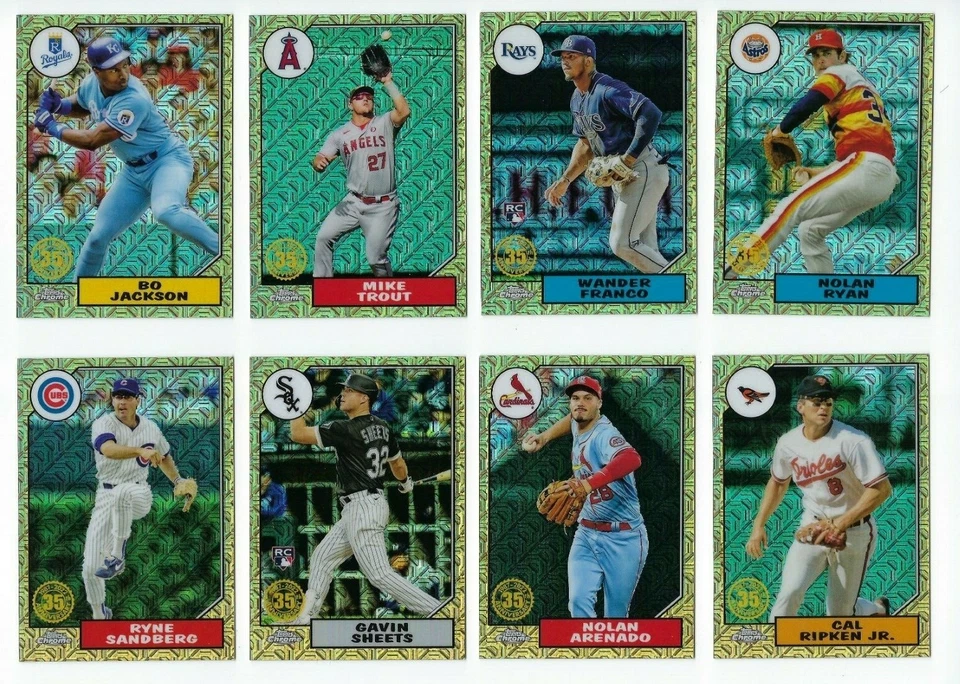 1987 Topps CHROME SILVER PACK Mojo Complete Your Set 2022 Series 1 You U Pick - Image 1 of 1