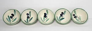 5er Set kleine Olive Design Steinzeug Tauchschalen 2,5 Zoll x 3 - Bild 1 von 8