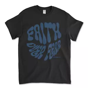 Custom T-Shirt Faith Over Fear/ Unisex Soft Style T-Shirts, Gildan Heavy- Cotton - Picture 1 of 21
