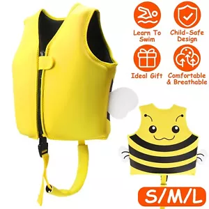 Kids Swim Trainer Vests for Toddlers Ages 1-8 Boys Girls Learn Swim Float Jacket - Picture 1 of 26