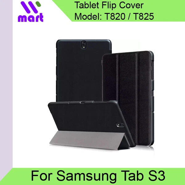 Samsung Tab S3 Flip Cover Trifold PU Leather Stand Protective Case T820 / T825 - Image 1 of 1