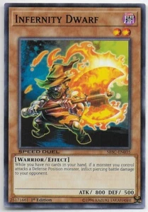 Yu-Gi-Oh! Scars Of Battle INFERNITY DWARF SBSC-EN035 - Picture 1 of 1