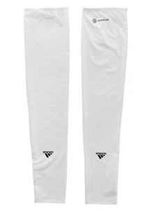 Adidas Unisex UV Arm Sleeve Compression White Basketball Run Casual Guard IB0313 - Picture 1 of 5
