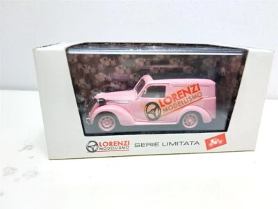 Fiat 1100E Furgone Promo Lorenzi Modellismo Rosa - 1/43 Brumm - Immagine 1 di 2