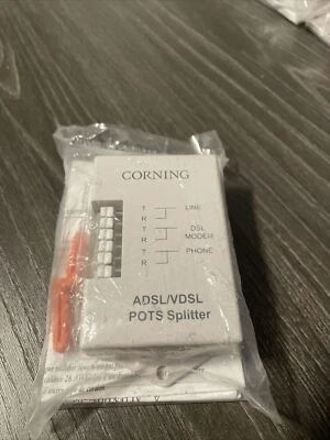 Corning DSL Filter POTS Splitter Phone Line ADSL VDSL Wall-Mount BRAND NEW - Bild 1 von 4
