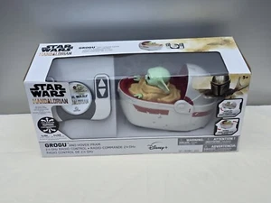 Star Wars The Mandalorian Grogu and Hover Pram Radio Control - Picture 1 of 4