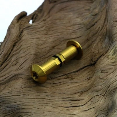 Nuevo perno de montaje de aleación de titanio compatible con Fox para amortiguador trasero de bicicleta tamaño 33x8 mm Foto 1 de 4