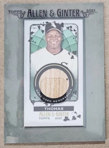 2021 Topps Allen Ginter Game Used - Frank Thomas #MFR-FT - Picture 1 of 2