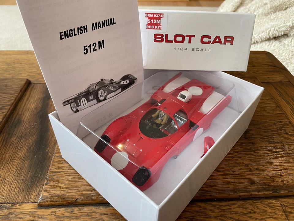 BRM BRM037R ROJO Ferrari 512M 1/24 Kit Coche Ranura. Foto 1 de 1