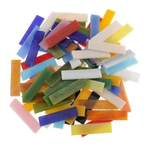 70 Pieces Assorted Mosaic Tiles Rectangle for - Picture 1 of 7