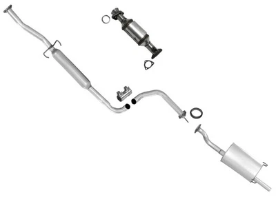 Rear Converter Resonator & Muffler For Acura Integra 96-01 1.8L 3DR Hatchback - Image 1 of 4