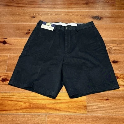 Daniel Cremieux черный Bayonne короткий 33» талии новый с Ярлыками 9» внутренний шов плоский передний Chino - Изображение 1 из 4