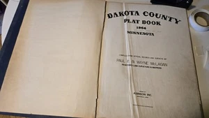 1964 Atlas of Dakota County Minnesota Plat Map Book Albinson Mendota Burnsville - Picture 1 of 18