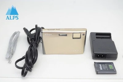 [Mint] Nikon COOLPIX S60 10.0MP Compact Digital Camera Gold #251031al - Image 1 of 4