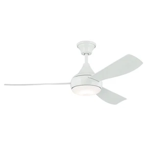 White 54"Ceiling Fan from the Ample Collection - Picture 1 of 7
