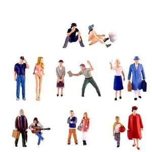 1:64 Scale Small People Figurines Decorative Layout Set S Gauge DIY Projects - Picture 1 of 43