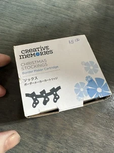 CREATIVE MEMORIES BMC Border Maker Cartridge CHRISTMAS STOCKING retired Punch - Picture 1 of 1