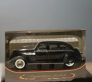 Signature Models 1936 Chrysler Airflow Black 1/32 Scale Diecast Model Car NIB - Picture 1 of 19