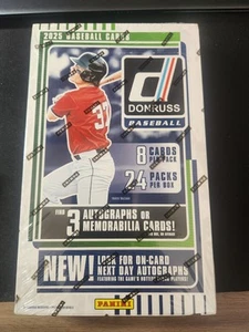 2025 Panini Donruss Baseball New Sealed Hobby Box Free Shipping - Picture 1 of 2