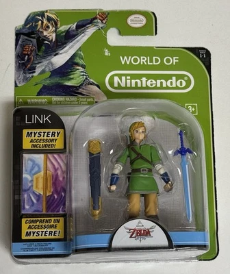 Figura World of Nintendo Link Serie 1-1 4 pulgadas de Legend Of Zelda Foto 1 de 3