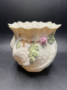 Belleek Millennium 2000 Blumenvase Irland - Bild 1 von 5