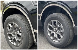 Polished 1.25" Wheel Well Accent Trim 4pc fits 2022-25 Ford Maverick Super Crew - Picture 1 of 2