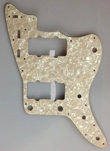 NEW Jazzmaster Pickguard Cream Pearl 4 Ply for USA style Guitar - Picture 1 of 2