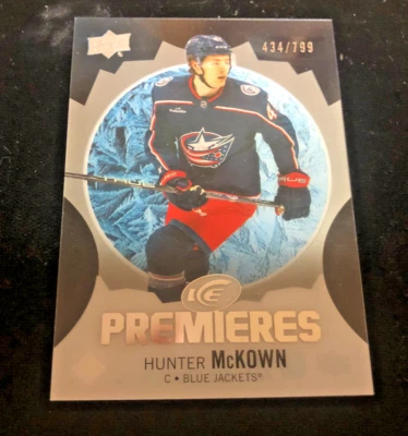 2023-24 Hunter McKown Upper Deck ICE Premieres Rookie  434/799 - Image 1 of 2