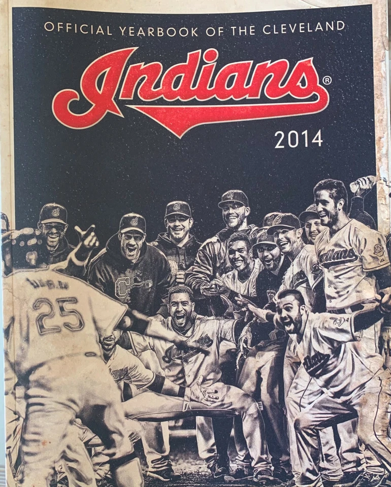 2014 CLEVELAND INDIANS YEARBOOK MLB PROGRAM WORLD SERIES 92 PAGES AKA GUARDIANS - Image 1 of 1