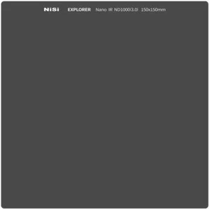 Open,NiSi Explorer Collection 150x150mm Nano IR ND1000 (3.0) 10-Stop ND Filter - Picture 1 of 3