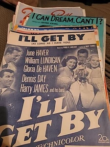 Vintage Notenblätter Konvolut - Bild 1 von 20