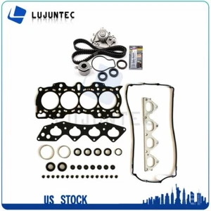 For 97-01 Honda CR-V 2.0L l4 DOHC Timing Belt Kit Water Pump Head Gasket Set - Picture 1 of 8