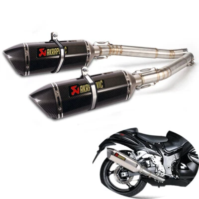Silenciadores silenciadores de tubo de escape 51 mm para Suzuki Hayabusa GSX1300R 2008-2017 Foto 1 de 4
