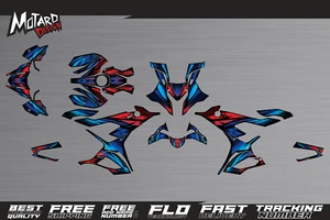 BMW S1000 RR 2019 2020 2021 2022 Graphics Kit Premium Decals Stickers Design - Picture 1 of 5