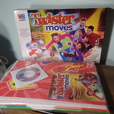 Twister Moves MB Games 2003 4 Player With Music 2xCDs / Ideal Party Game Age 8+ - Image 1 of 4