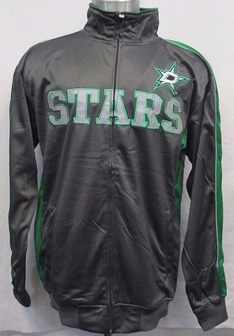 Dallas Stars Men's Big & Tall Gray Full-Zip Track Jacket NHL MSRP $79.99 Cover